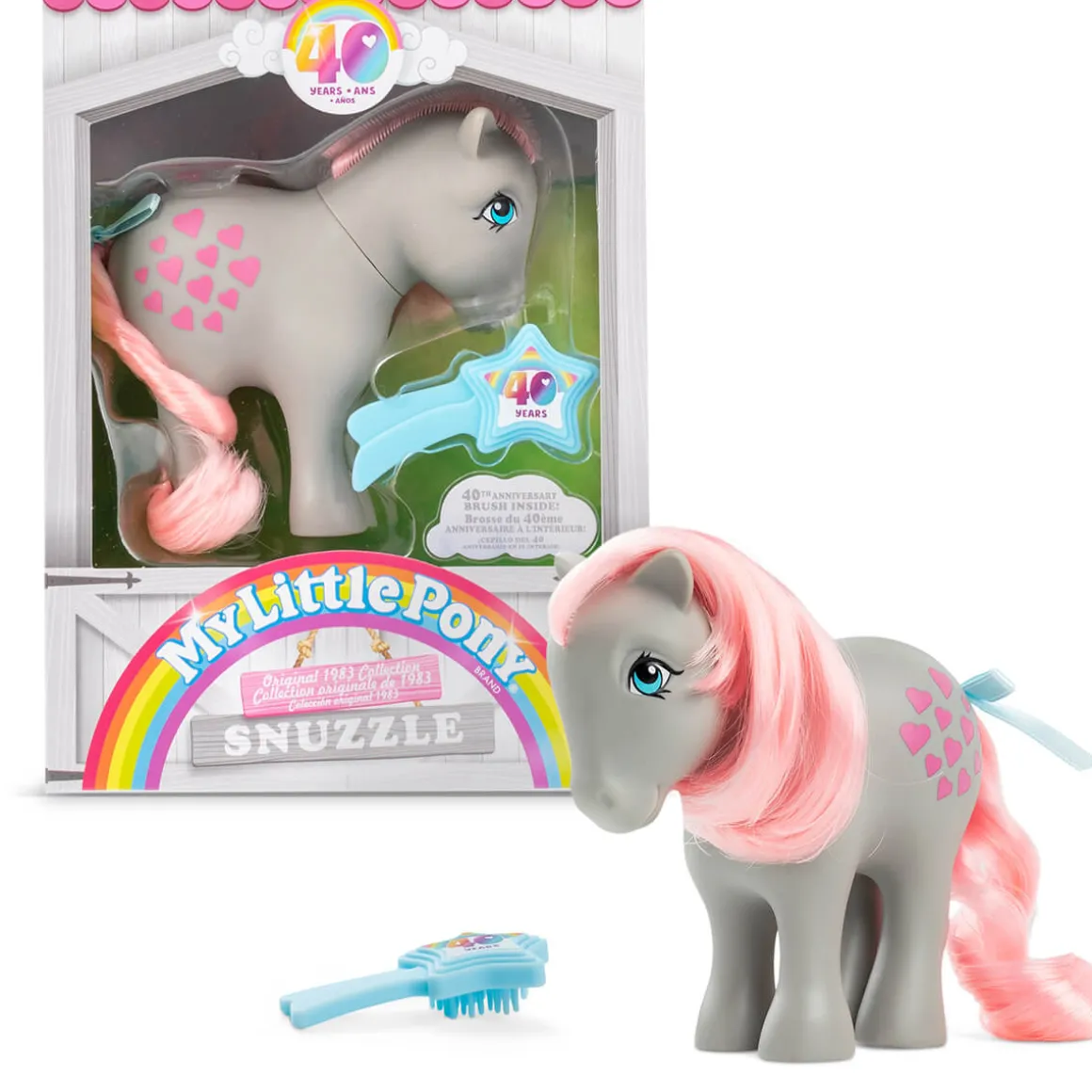 Snuzzle My Little Pony 40th Anniversary Original Ponies