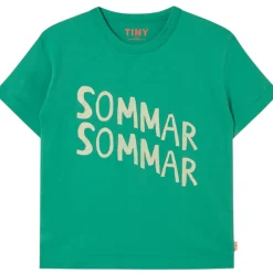 Sommar Graphic Tee in Emerald by Tinycottons