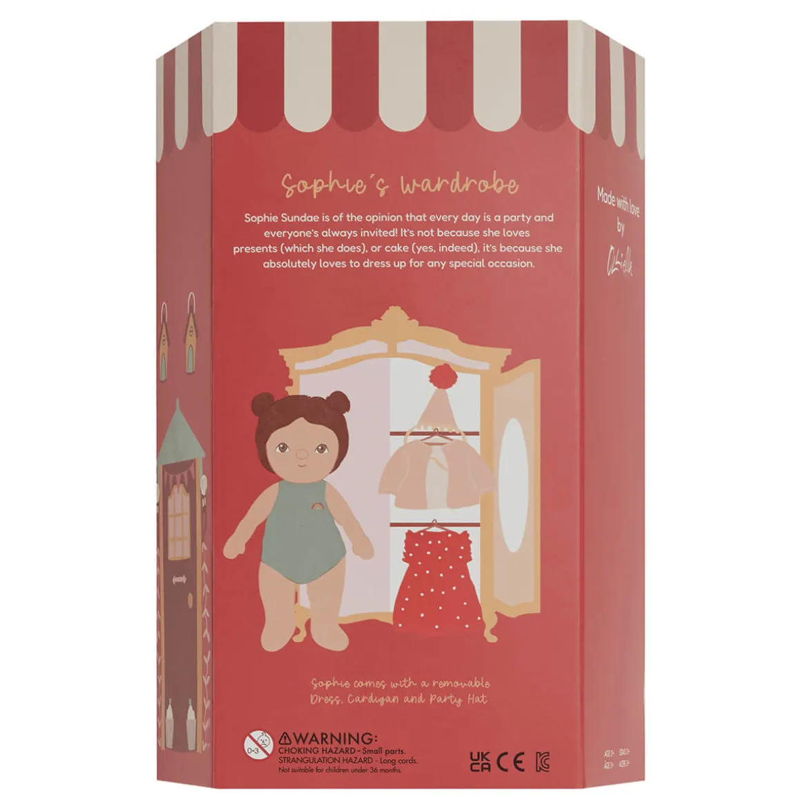 Sophie Sundae Dress Me Dinky Dinkums Doll by Olli Ella