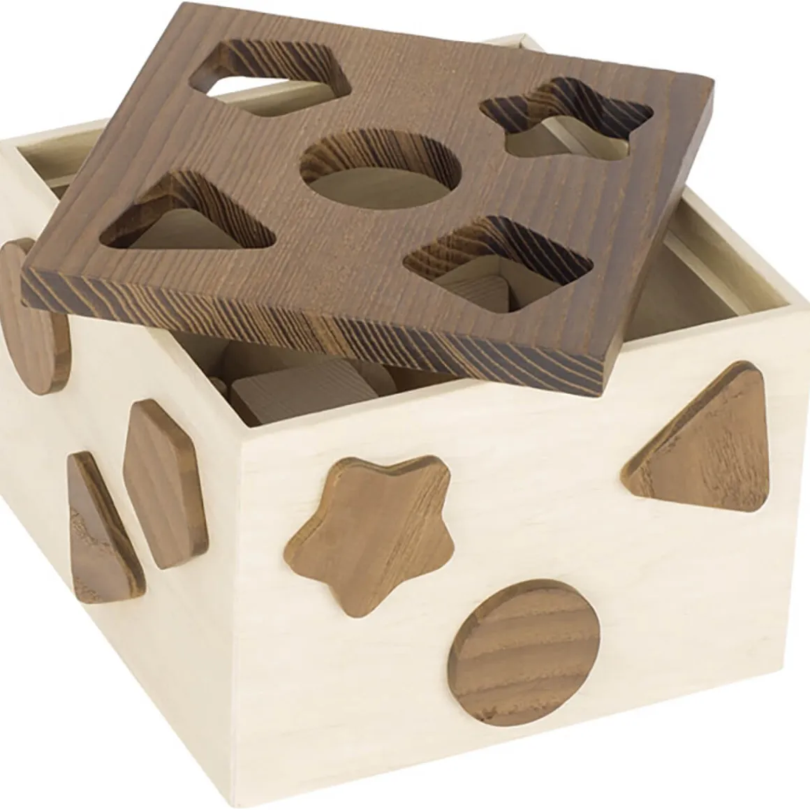 Sort Box in Natural Wood by Goki Nature