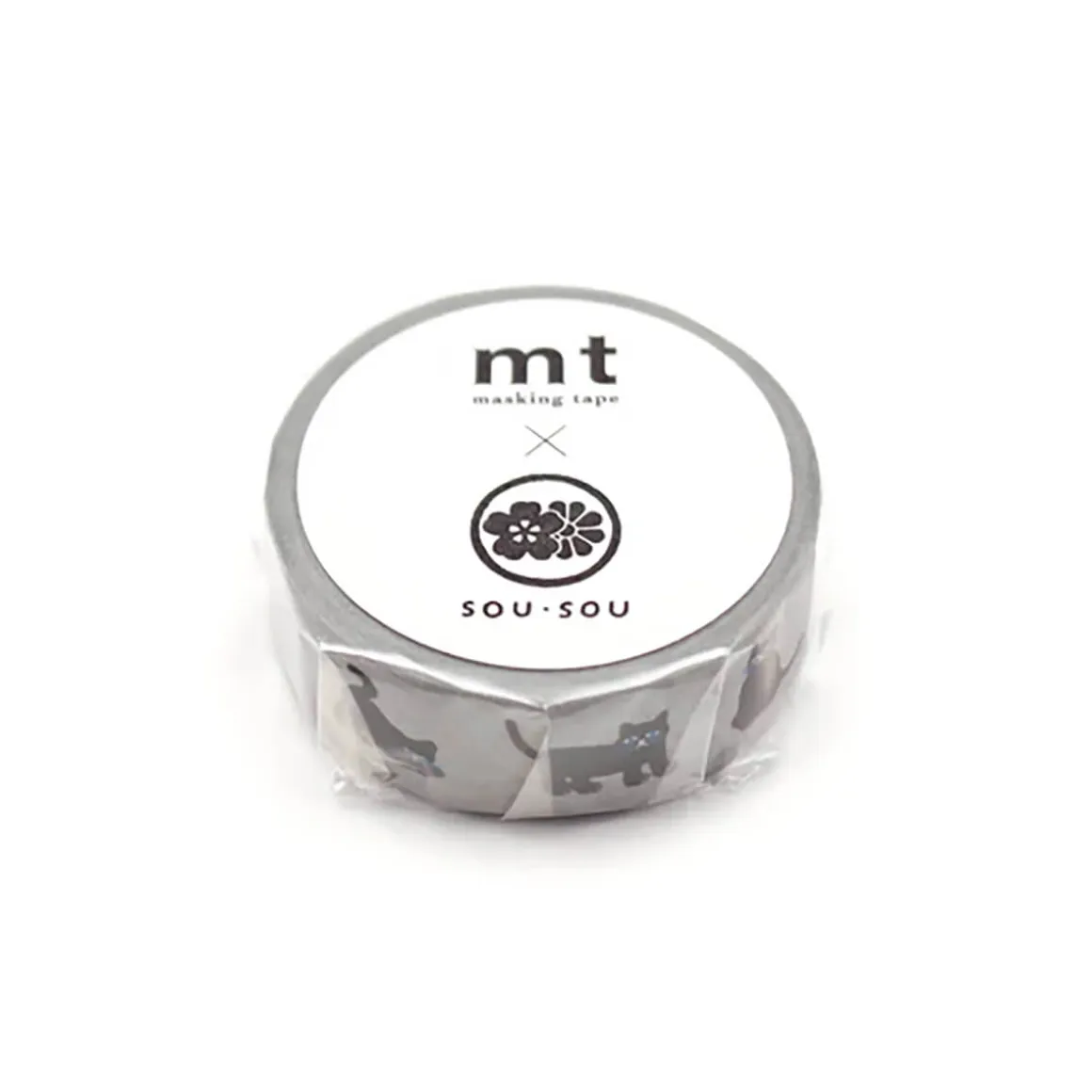 Sou.Sou Neko 15mm Artist Series Washi Tape by MT Japan