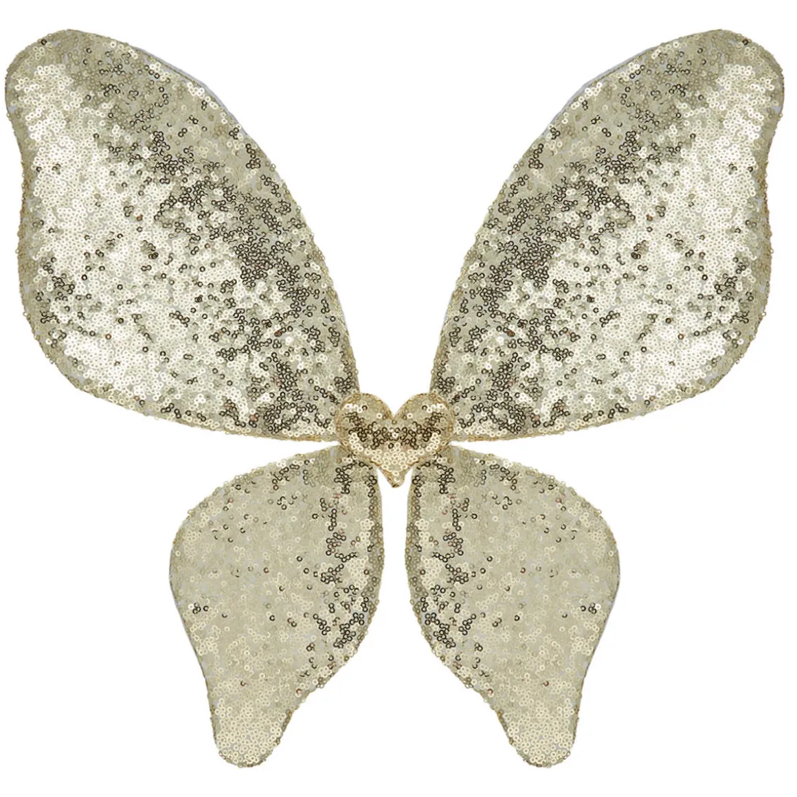 Sparkle Sequin Wings in Gold by Mimi & Lula