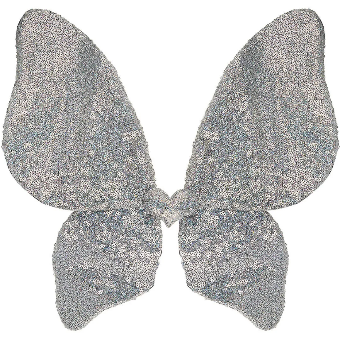 Sparkle Sequin Wings in Silver by Mimi & Lula