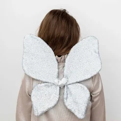 Sparkle Sequin Wings in Silver by Mimi & Lula