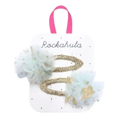 Sparkle Star Tulle Ruffle Hair Clips by Rockahula