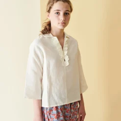 Spearmint Shirt in White by Caramel