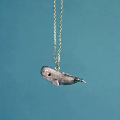 Sperm Whale Ceramic Pendant by Camp Hollow