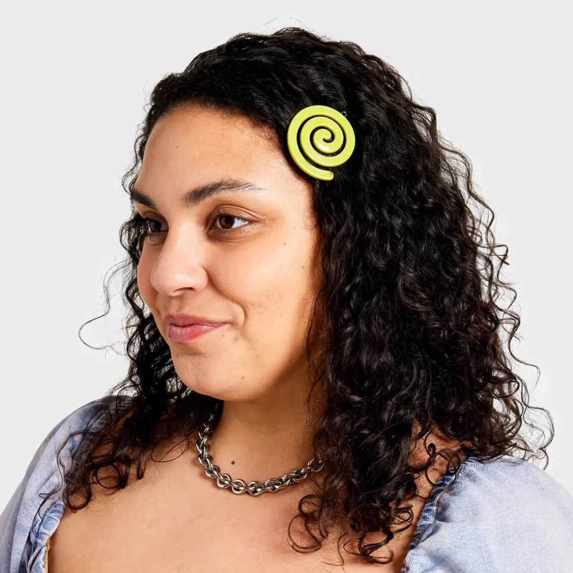 Spiral Clip in Chartreuse by Chunks