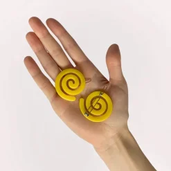 Spiral Clip in Yellow by Chunks