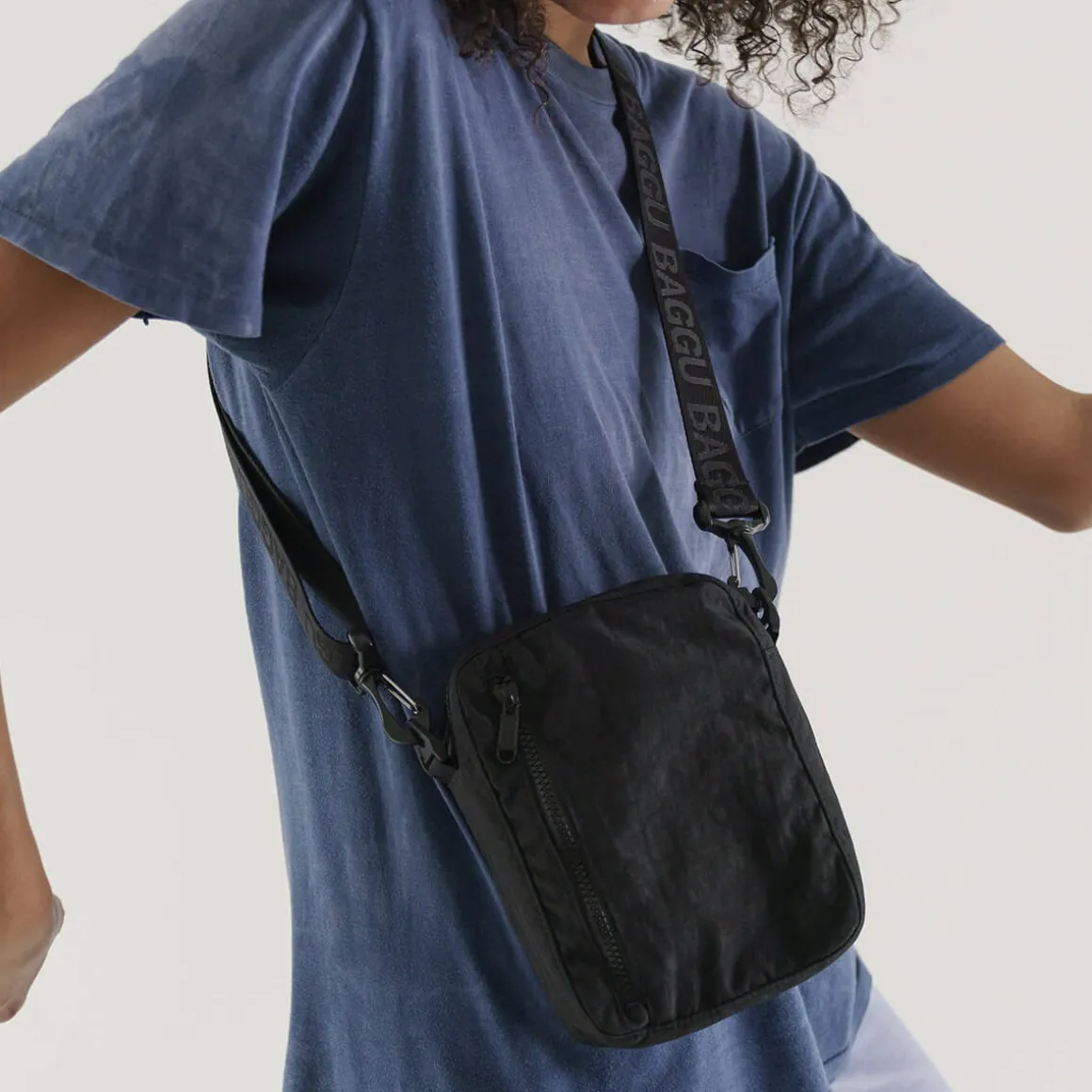 Sport Crossbody Bag in Black by Baggu