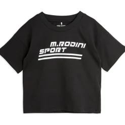Sport T-shirt in Black by Mini Rodini - Last One In Stock - 80/86 (9-18 Months)