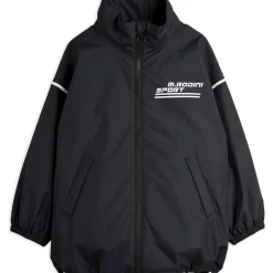 Sport Windbreaker in Black by Mini Rodini - Last One In Stock - 92/98 (2-3 Years)