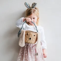 Spring Easter Basket in Green Daisy by Mimi & Lula