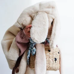 Spring Easter Basket in Green Daisy by Mimi & Lula