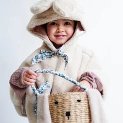 Spring Easter Basket in Green Daisy by Mimi & Lula