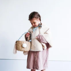 Spring Easter Basket in Green Daisy by Mimi & Lula