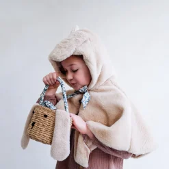 Spring Easter Basket in Green Daisy by Mimi & Lula