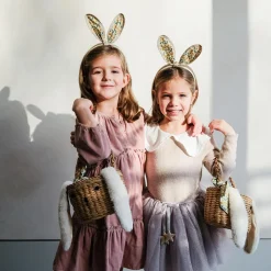 Spring Easter Basket in Yellow Floral by Mimi & Lula