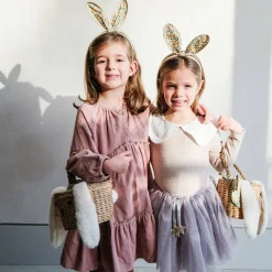 Spring Easter Basket in Yellow Floral by Mimi & Lula