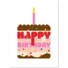 Sprinkle Birthday Cake Greetings Card by Dicky Bird