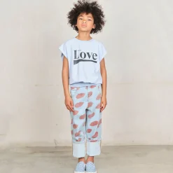 Squab Kids Top in Soft Blue by The Animals Observatory