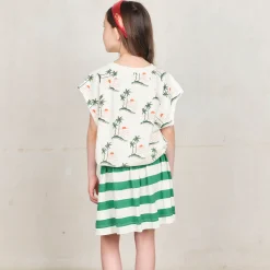 Squab Kids Top in White Lindo by The Animals Observatory
