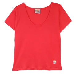Square Cut Tee in Raspberry by L.F.Markey - Last Ones In Stock - UK 6-8