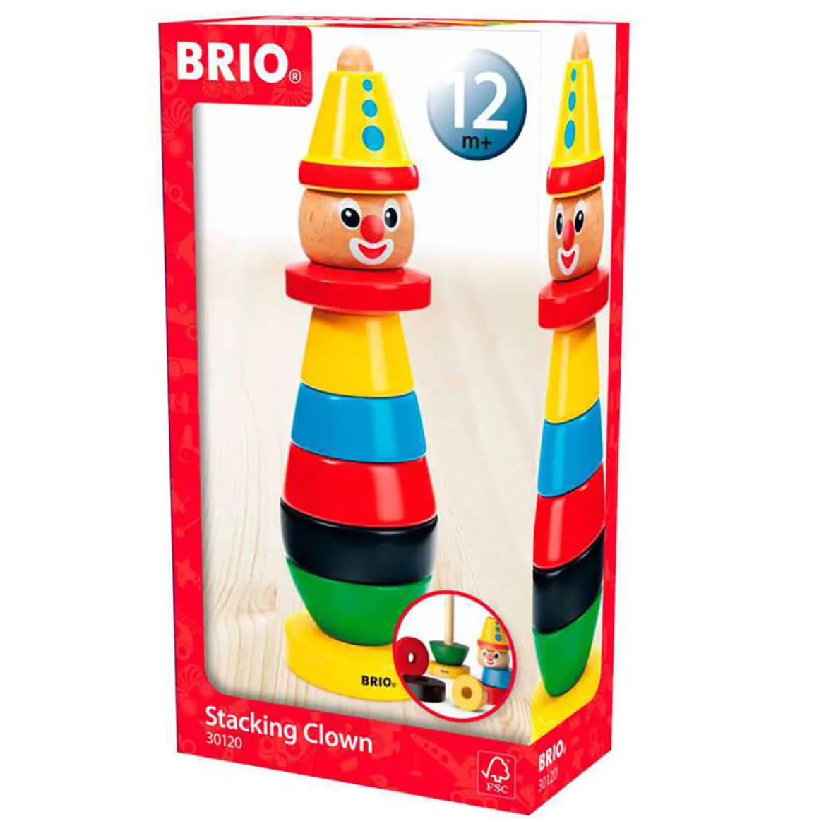 Stacking Clown by Brio