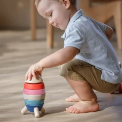 Stacking Rocket - Orchard Collection - by PlanToys