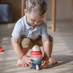 Stacking Rocket - Orchard Collection - by PlanToys