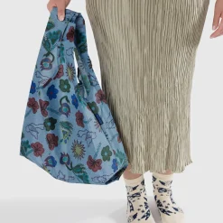 Standard Bag in Digital Denim Birds by Baggu