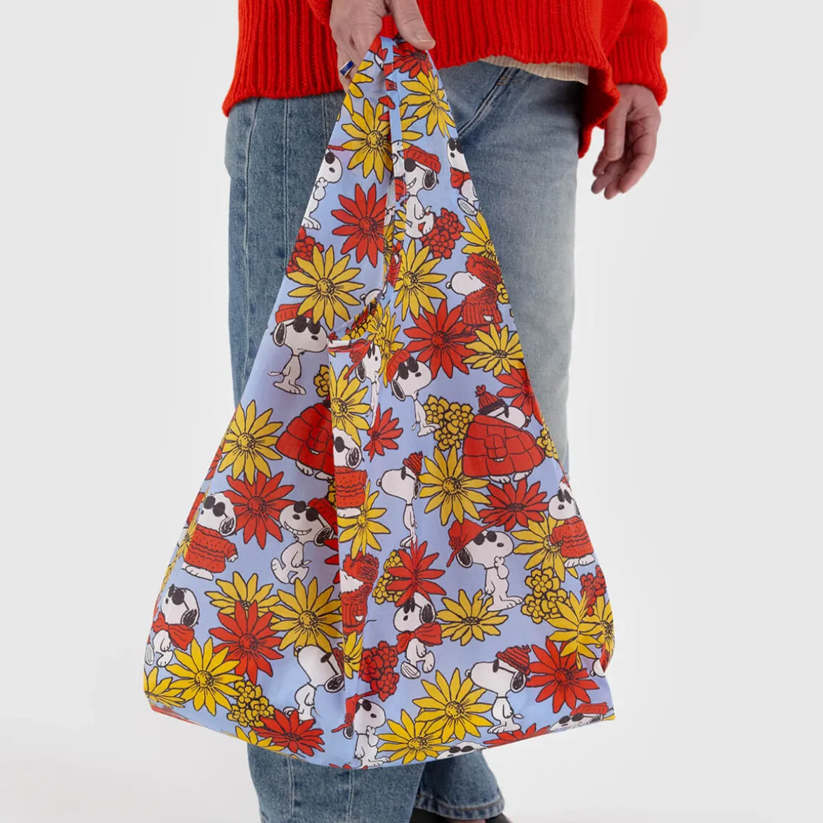 Standard Bag in Floral Snoopy by Baggu