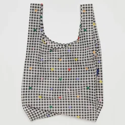 Standard Bag in Gingham Hearts by Baggu