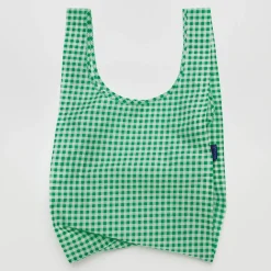 Standard Bag in Green Gingham by Baggu