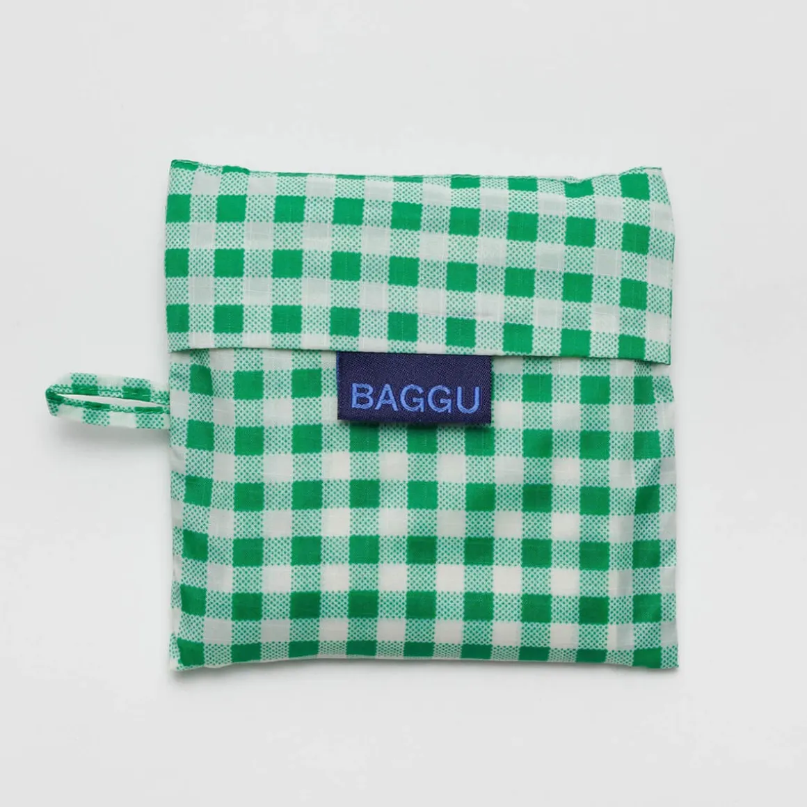 Standard Bag in Green Gingham by Baggu