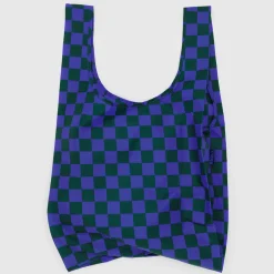 Standard Bag in Iris Green Check by Baggu