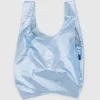 Standard Bag in Metallic Light Blue by Baggu