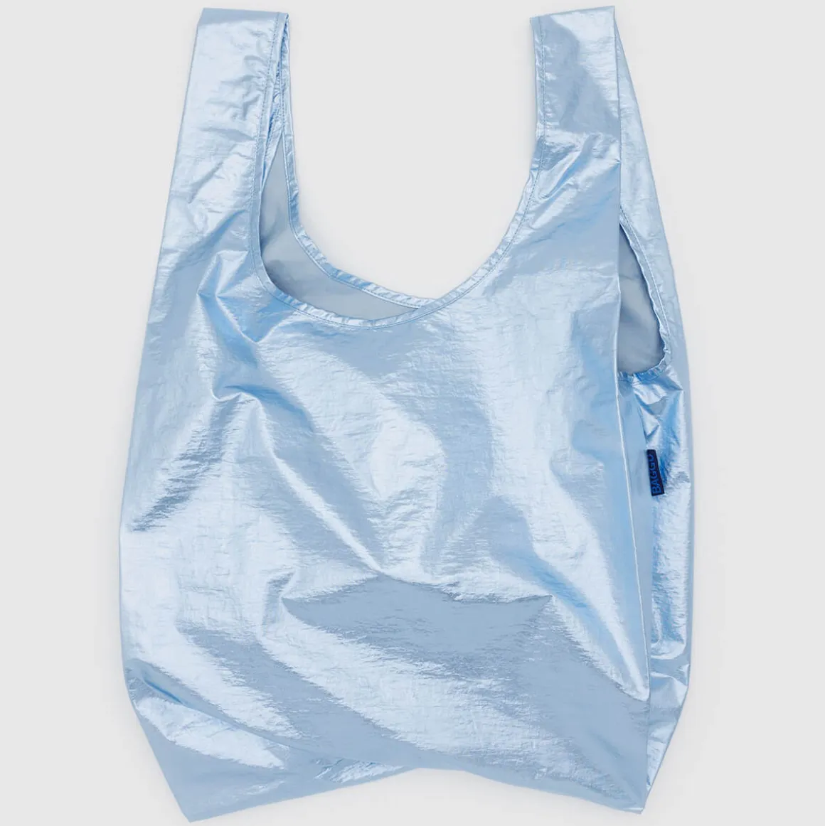 Standard Bag in Metallic Light Blue by Baggu