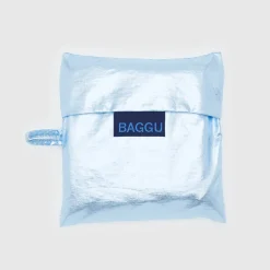 Standard Bag in Metallic Light Blue by Baggu