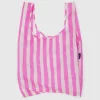 Standard Bag in Pink Painted Stripe by Baggu