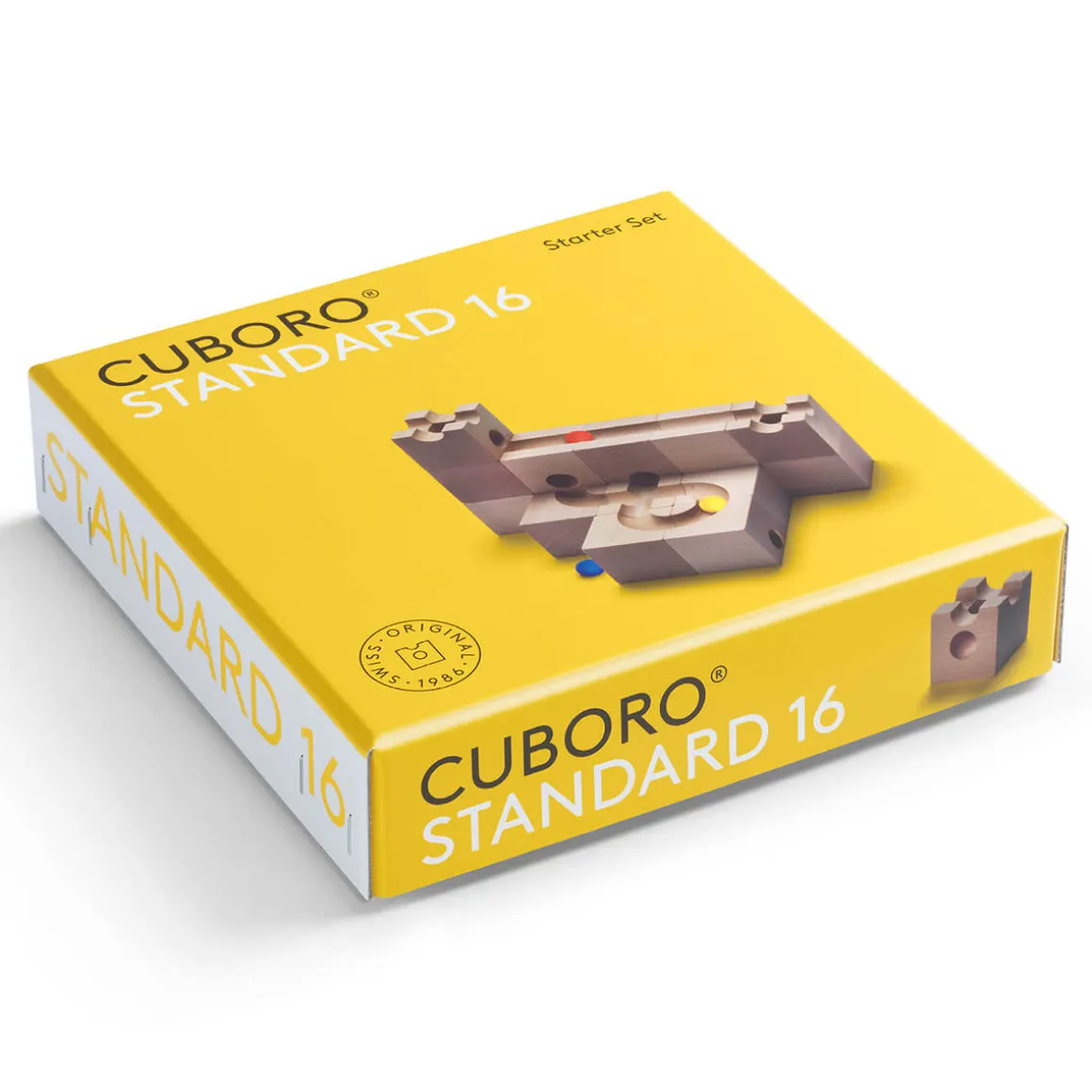 Standard 16 Marble Run Set by Cuboro