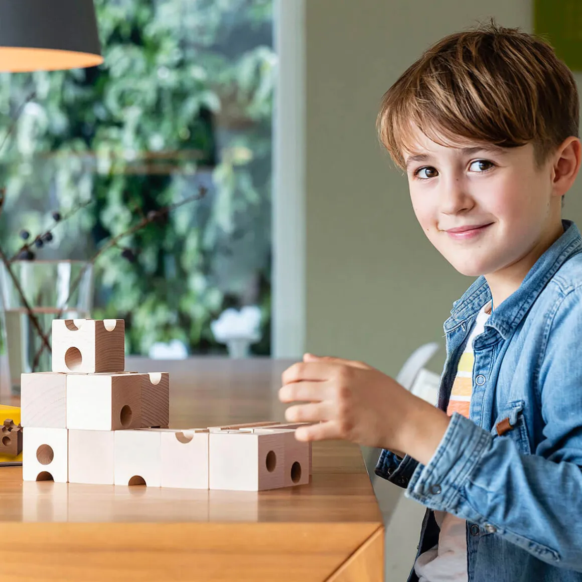 Standard 16 Marble Run Set by Cuboro