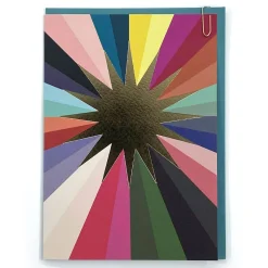 Starburst Greetings Card in Radar Wes Design by Pavilion Cards