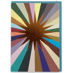 Starburst Greetings Card in Radar Nancy Design by Pavilion Cards
