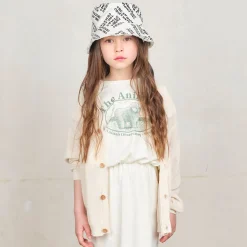 Starfish Kids Bucket Hat in White by The Animals Observatory