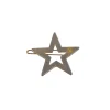 Star Hair Clip in Mole by Bon Dep