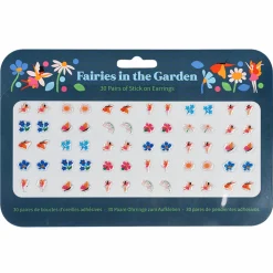 Stick on Earrings Fairies in The Garden (30 pairs) by Rex London