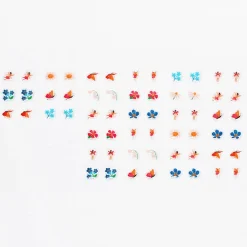 Stick on Earrings Fairies in The Garden (30 pairs) by Rex London