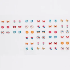 Stick on Earrings Floral (30 pairs) by Rex London