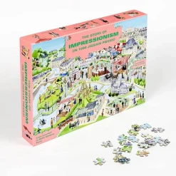 Story of Impressionism 1000 Piece Jigsaw Puzzle: Spot the Artists in Belle Époque Paris by Marcel George